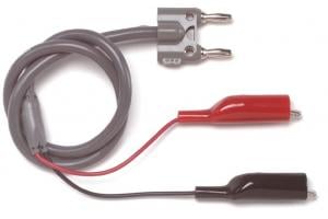 Double Banana Plugs To Alligator Clips On Rg58C/U Cable